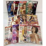 Year set 1998 - 12 issues of Playboy: Entertainment for Men, adult erotic magazine.