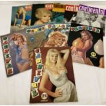 10 vintage 1960's adult erotic magazines to include 5 issues of Carnival.