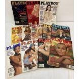Year set 1994 - 12 issues of Playboy: Entertainment for Men, adult erotic magazine.