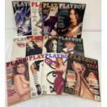 Year set 1988 - 12 issues of Playboy: Entertainment for Men, adult erotic magazine.