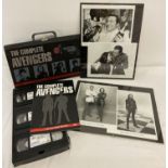 The Complete Avengers attaché case vhs video set with colour photo book.