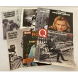A small collection of Q magazine photographic supplements.