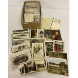 Ex Dealers stock - a box containing approx. 450 Vintage postcards.