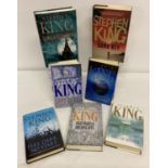 A collection of hardback novels by Stephen King to include a first edition of "Song Of Susannah".
