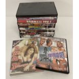 12 assorted adult erotic DVD's.