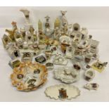 A large quantity of assorted vintage crested ware china items.