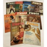 9 issues of vintage Fiesta, adult erotic magazine from 1968.