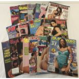 16 specialist black adult erotic magazines.