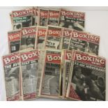 49 issues of Boxing News from the 1990's together with a Eubank/Benn supplement from Daily Mirror.