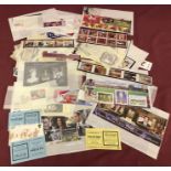 A collection of Isle Of Man collectors mint stamp sets and mini sheets.