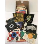 Approx. 140 7" Vinyl Records from the 1960's, 70's and 80's.
