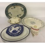 A collection of Victorian and vintage ceramics.