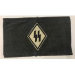 A copy of a German WWII SS VT funeral mourner's armband.