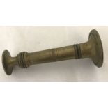 A brass 8mm bullet rammer, seater marked 46 1/2 (not the size).