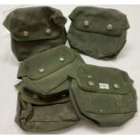 Vietnam War Era 5 x Vietcong/NVA First Aid Kit Pouches.