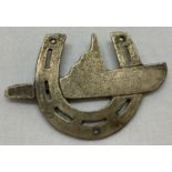 A WWII style German U-boat flotilla hat badge.