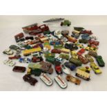 A quantity of toy vehicles by Matchbox in play worn condition.