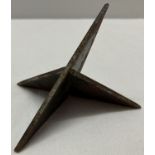 A WWII style French Resistance 2 part caltrop.