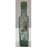 A WWI style glass HP Sauce bottle with stopper.