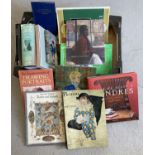 A box of assorted books to include books relating to Art and literature.