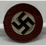 A German WWII style late war ersatz N.S.D.A.P Party badge.