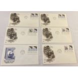 6 American zip code related first day covers from 1985. All with Washington D.C. post marks.
