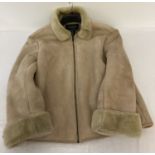 A vintage Coaco, New York faux suede and fur jacket.