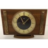 A vintage 1950's/60's Metamec battery operated mantle clock.