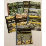 9 copies of Longmans Colour Geographies vintage school text books.