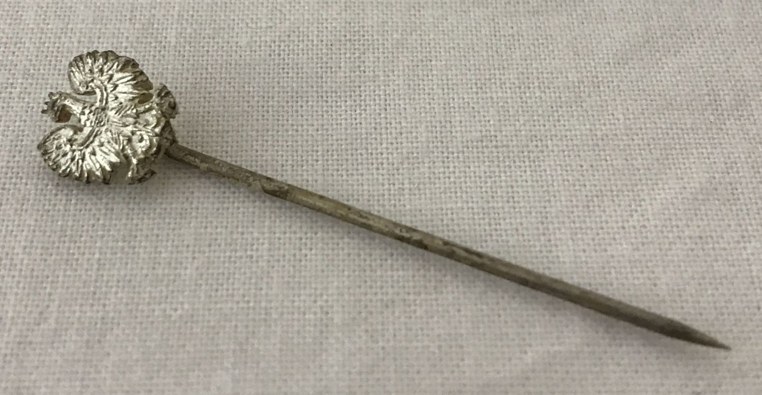 A WWII style Polish Army lapel stick pin.