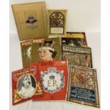 A small collection of vintage ephemera relating to royalty
