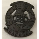 A WWI style Canadian Expeditionary Forces cap badge for the 48th Highlanders.
