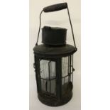 A WWI style British "Bird Cage" bunker lantern.