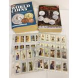 2 KP world coin catalogues; 1995 & 2015 together with a collection of vintage cigarette cards.