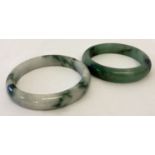 2 Chinese Jade bangles.