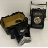A vintage Smiths "The Wootton Lantern" police lantern together with a boxed vintage magnifier.