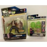 2 Ben 10 Ultimate Alien figures from Bandai in original blister packaging.