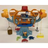 An Octonauts large Octopod playset with sounds, figures and accessories, by Fisher-Price Mattel.