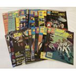 24 copies of "Star Trek The Next Generation" comic/magazine dating from 1990 and 1991.
