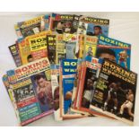A collection of approx 74 copies of Boxing Illustrated Wrestling News magazine 1960 - 1966.