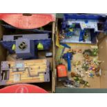 Character Options Scooby Doo Mystery Mansion playset and pieces.