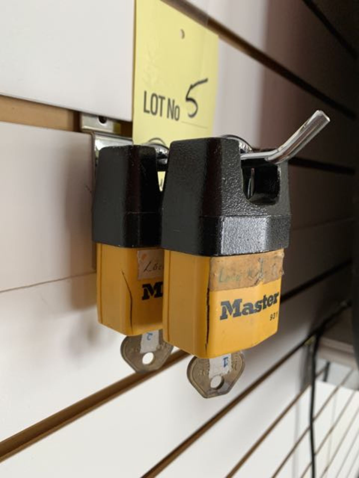 (2) Master Locks - cadenas