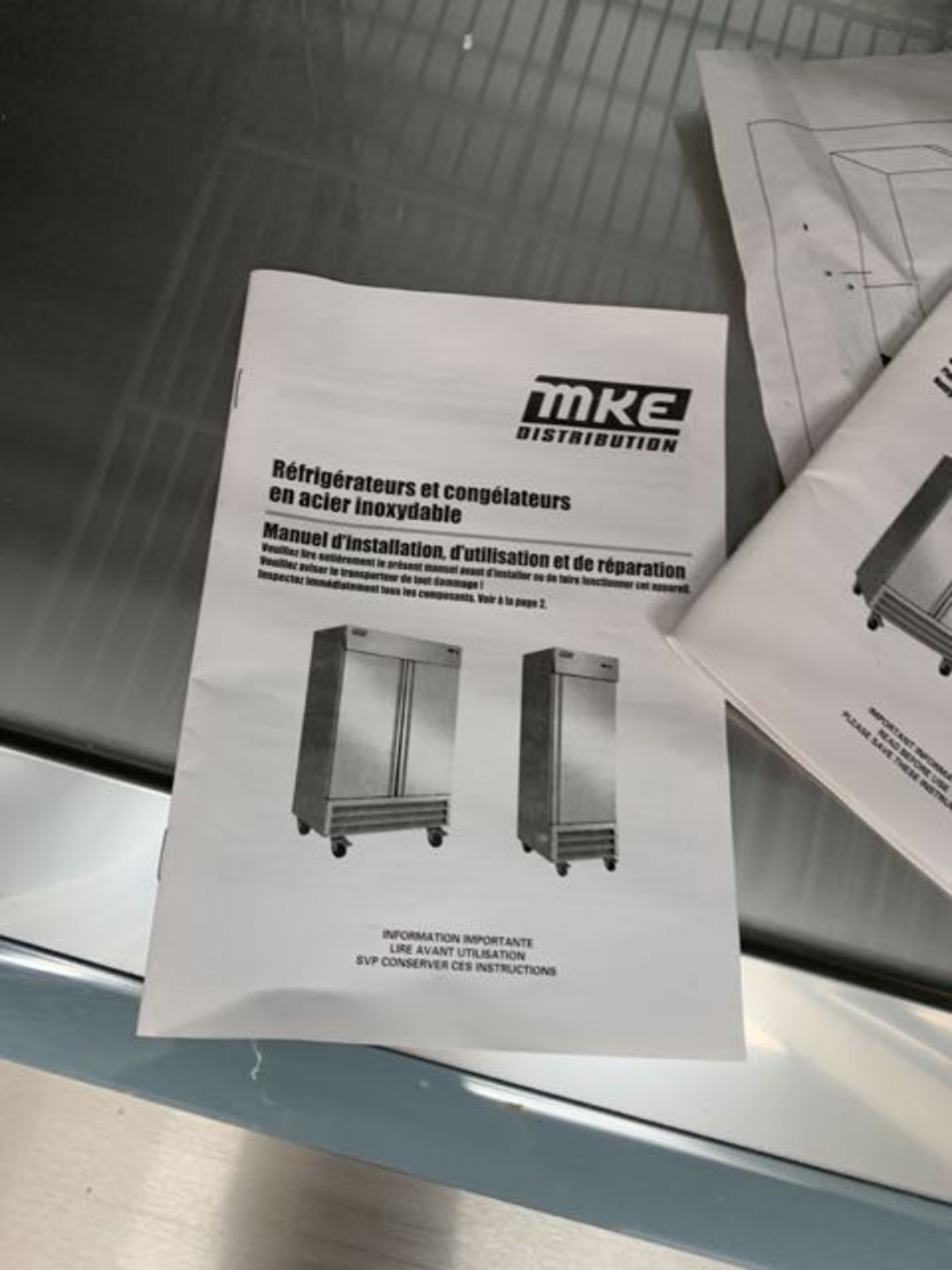 Congélateur MKE - NEUF- 2 portes # IMK-RIF-49SS - Image 5 of 5