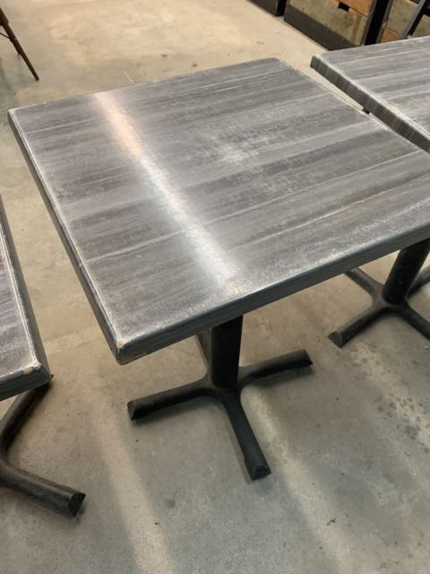 (3) Tables bistro 24 x 24 "