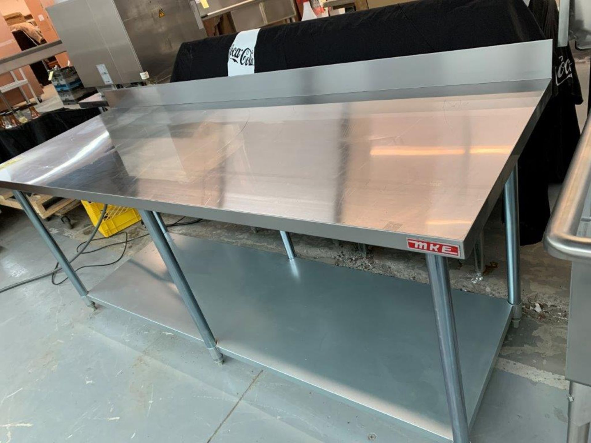 Table de travail acier inox MKE - NEUVE # ECTCB 8430 - 84 x 30" - Image 2 of 2