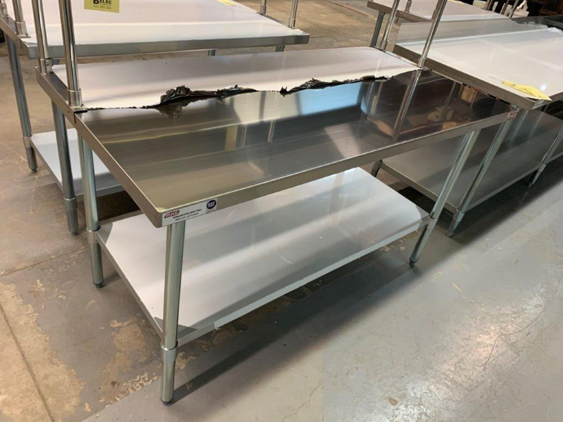 Table de travail acier inox MKE - NEUVE # ECTC 6030 - 60 x 30"