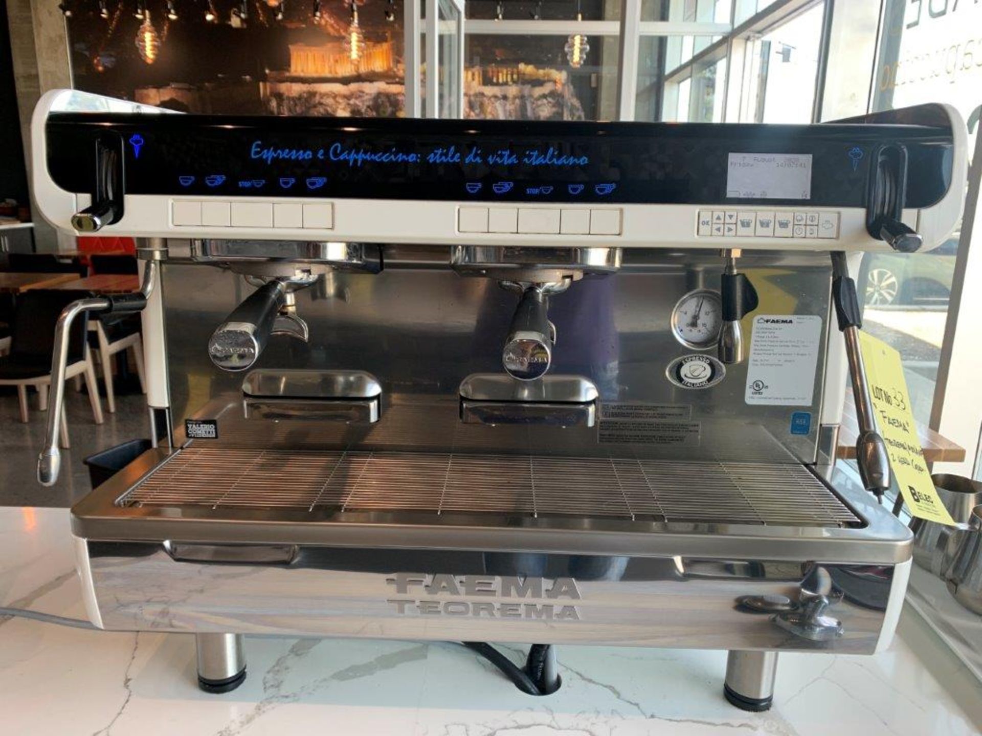 SUPERBE Machine à Cappuccino FAEMA # TEOREMA - 2 tetes- COMME NEUF