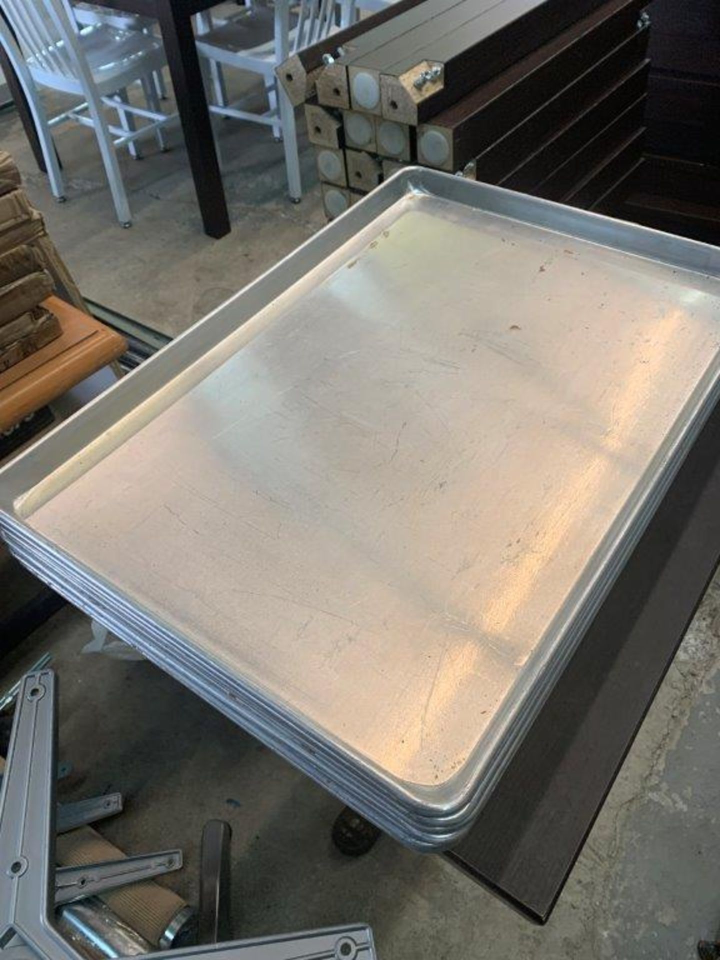 Lot de (10) toles a cuisson 18 x26 "