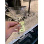 Lot de 18 verres HAGIBIS - martini (F)