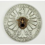 Plakette der 6. Polizei-Sternfahrt 1935 nach Frankfurt am Main.